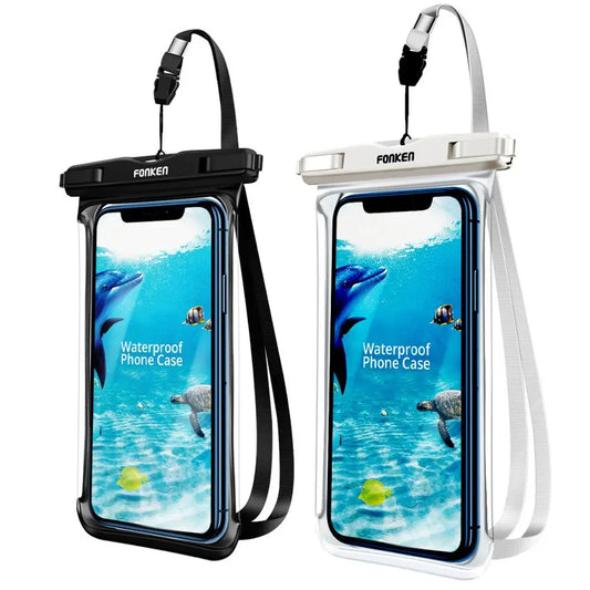 Waterproof Case for Phone Underwater Snow Rainforest Transparent