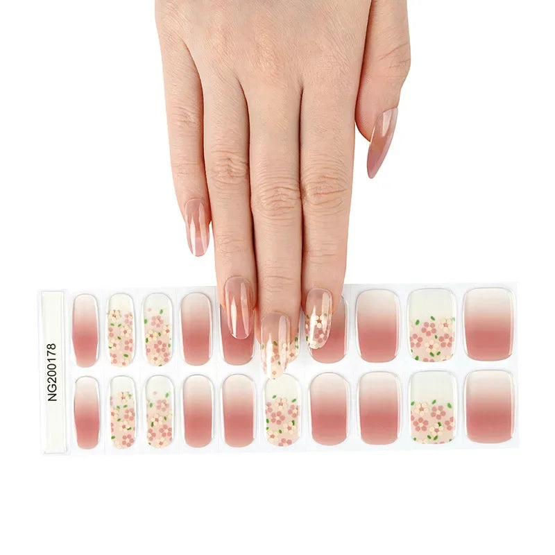 20 Tips High-Quality Semi-Cured Nail Wraps