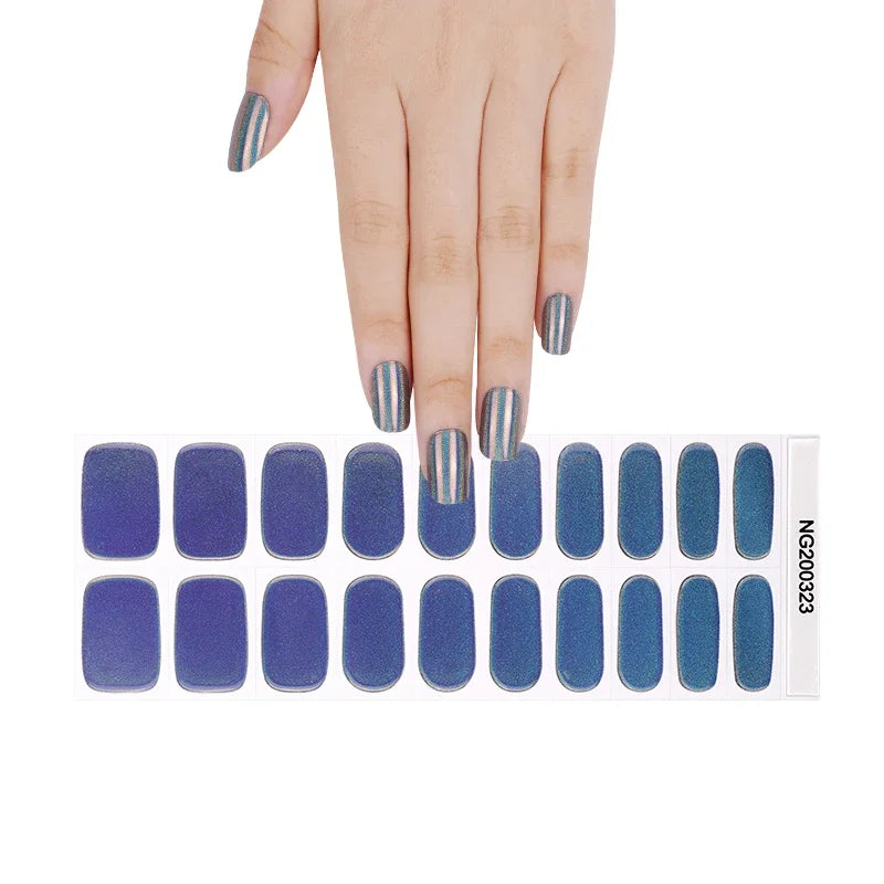 20 Tips High-Quality Semi-Cured Nail Wraps