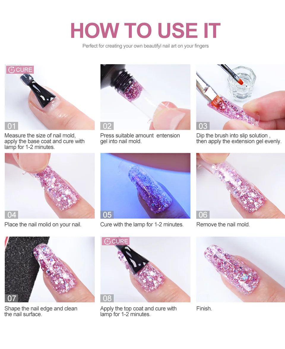 Poly Gel Nail Kit