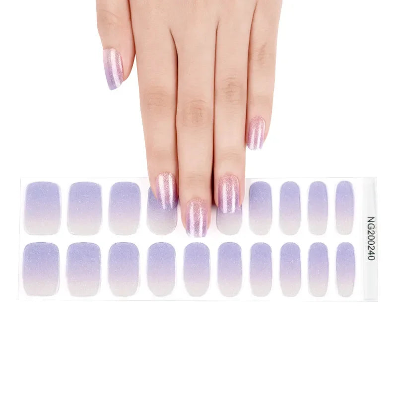 20 Tips High-Quality Semi-Cured Nail Wraps