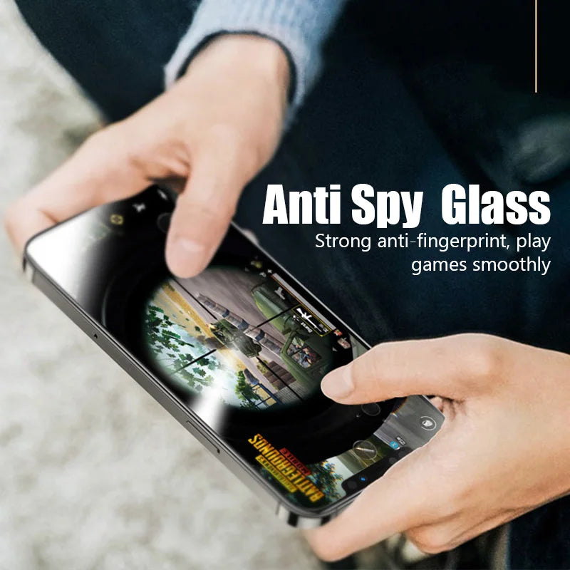 4 db Anti-Spy képernyővédő fólia iPhone 15 14 13 12 11 Pro Max 13 12 Mini Privacy Glass iPhone 14 15 8 7 Plus SE 2022 X XR készülékhez