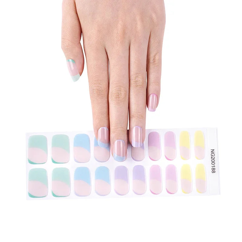 20 Tips High-Quality Semi-Cured Nail Wraps