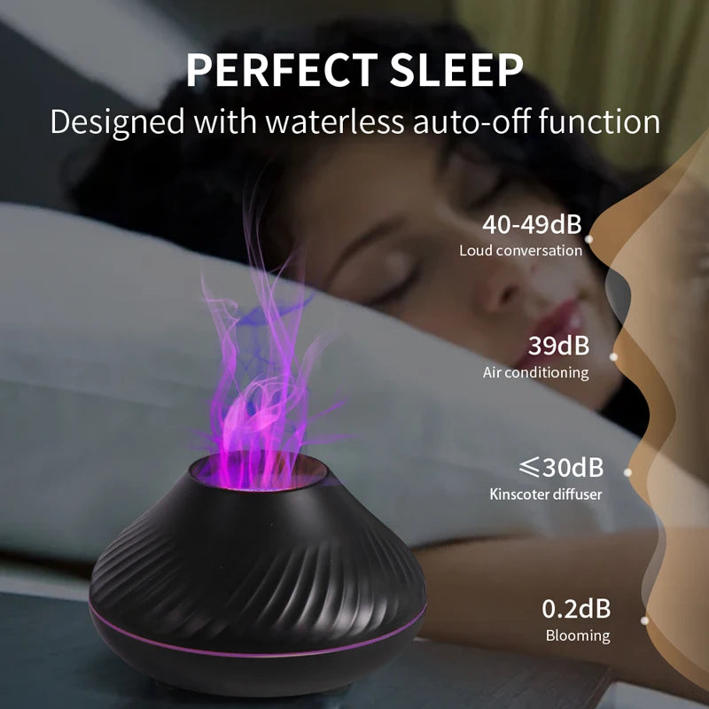 Volcanic Aromatherapy Humidifier 130ml USB Portable