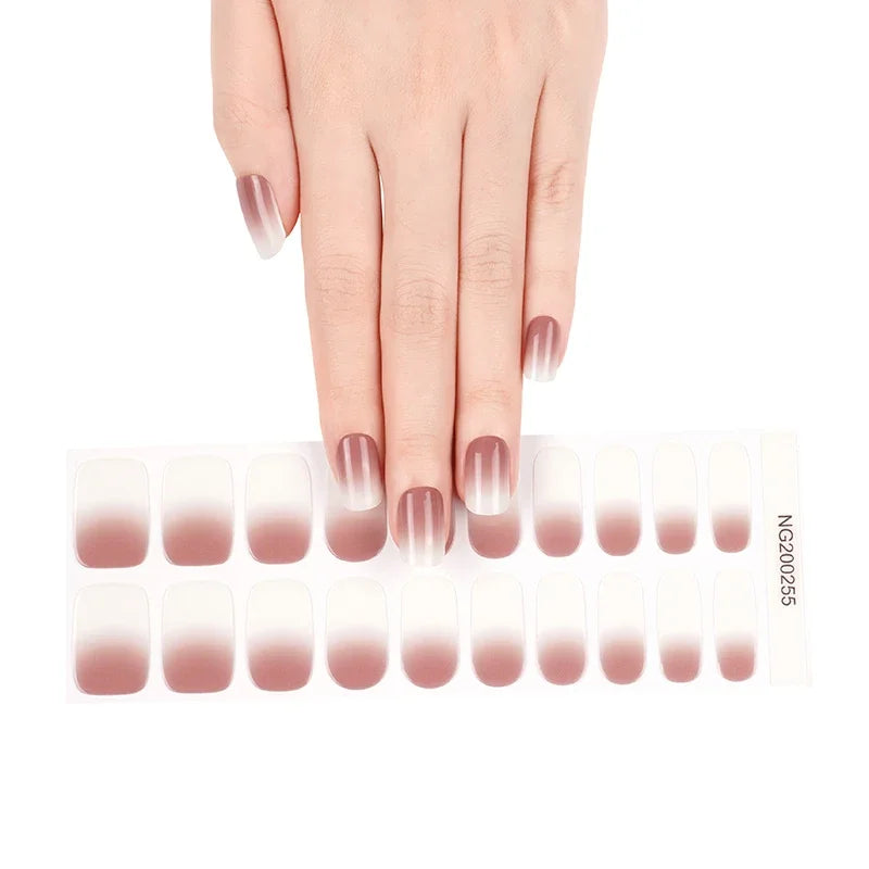 20 Tips High-Quality Semi-Cured Nail Wraps