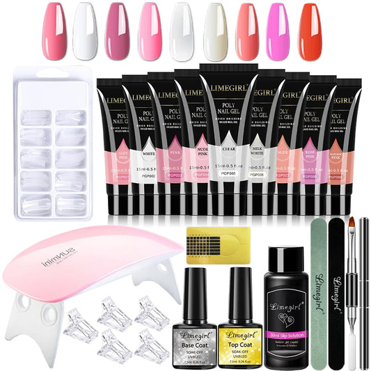 Poly Gel Nail Kit