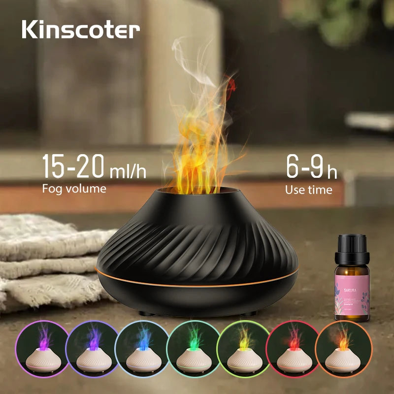 Volcanic Aromatherapy Humidifier 130ml USB Portable