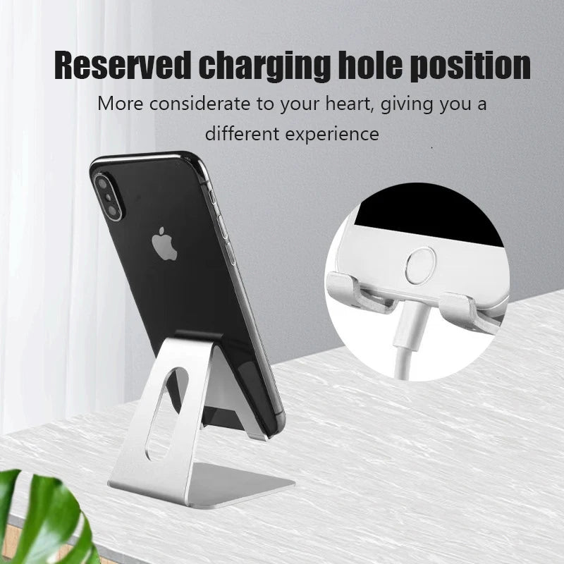 Desk Mobile Phone Holder Metal Cell Phone Holder For iPhone  Samsung  Xiaomi  Huawei