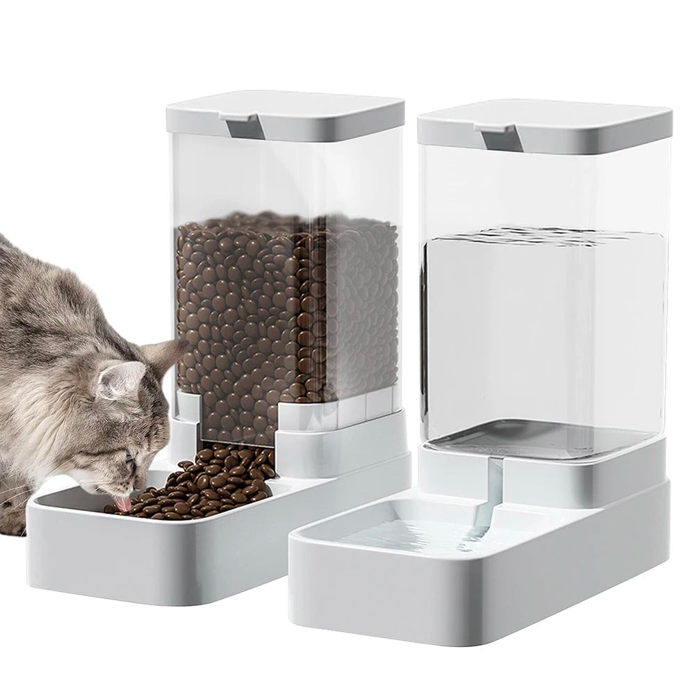 Dog Cat Feeder and Water Dispenser