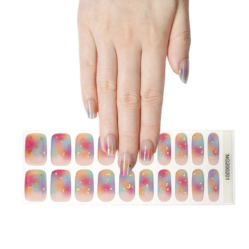 20 Tips High-Quality Semi-Cured Nail Wraps