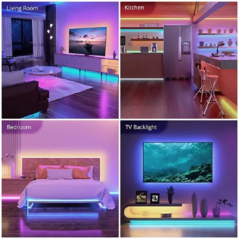 LED Strip Light Color USB RGB Tpae Bluetooth LED Strip Bedroom Decoration TV LED Back light