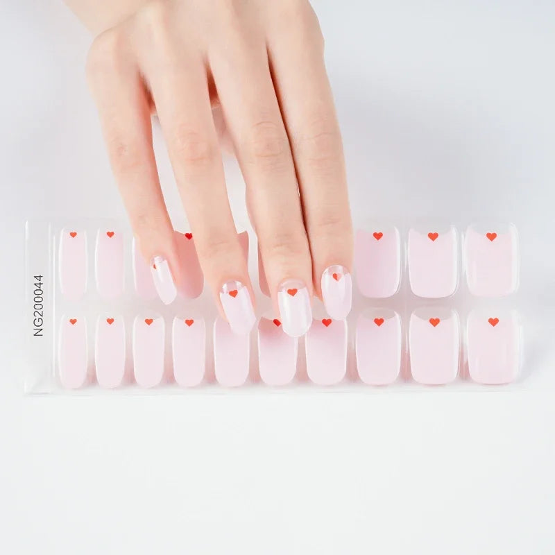 20 Tips High-Quality Semi-Cured Nail Wraps