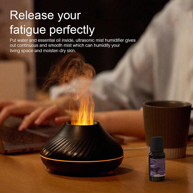 Volcanic Aromatherapy Humidifier 130ml USB Portable