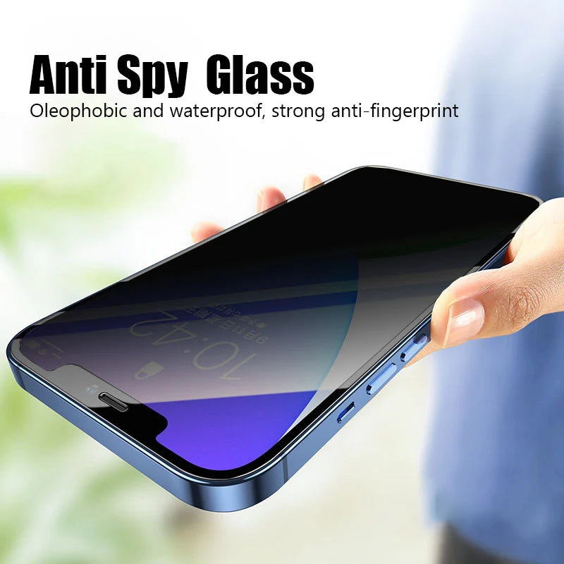 4 db Anti-Spy képernyővédő fólia iPhone 15 14 13 12 11 Pro Max 13 12 Mini Privacy Glass iPhone 14 15 8 7 Plus SE 2022 X XR készülékhez