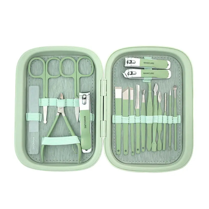 18  Nail Clippers / Manicure Tool Set