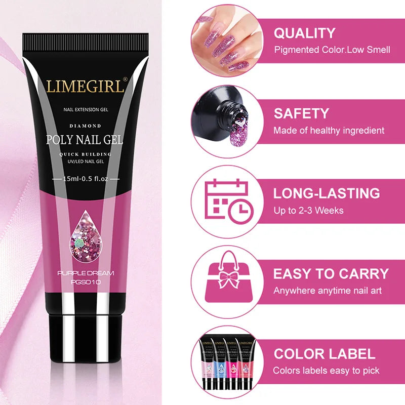 Poly Gel Nail Kit