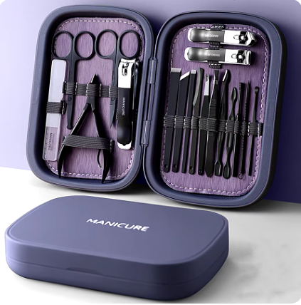 18  Nail Clippers / Manicure Tool Set