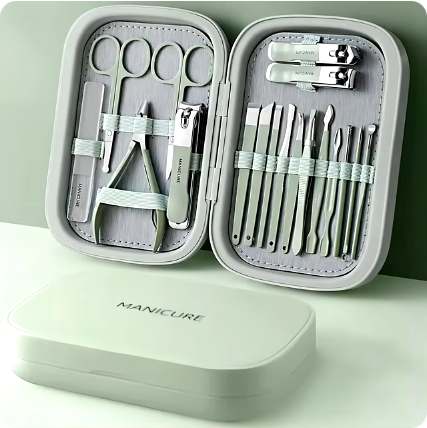 18  Nail Clippers / Manicure Tool Set